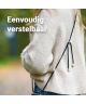 iPhone SE (2020/2022) / 8 / 7 Hoesje Back Cover met Koord Donker Groen