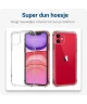 Apple iPhone 11 Hoesje Transparante Back Cover met Zwart Koord