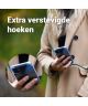Apple iPhone 12 Pro Max Hoesje Back Cover met Koord Donker Groen