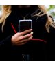 Huawei P20 Lite Hoesje Back Cover met Koord Rood