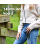 Samsung Galaxy S9 Hoesje Back Cover met Koord Zwart