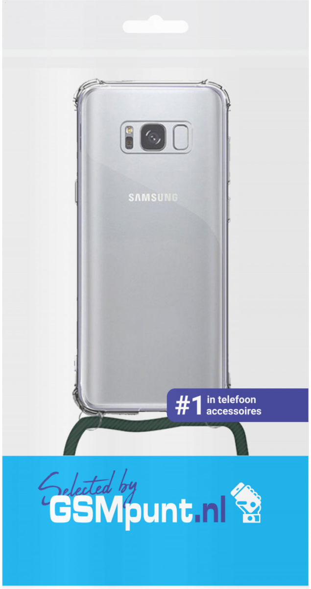 Samsung Galaxy S9 Hoesje Back Cover met Koord Zwart afbeelding 3