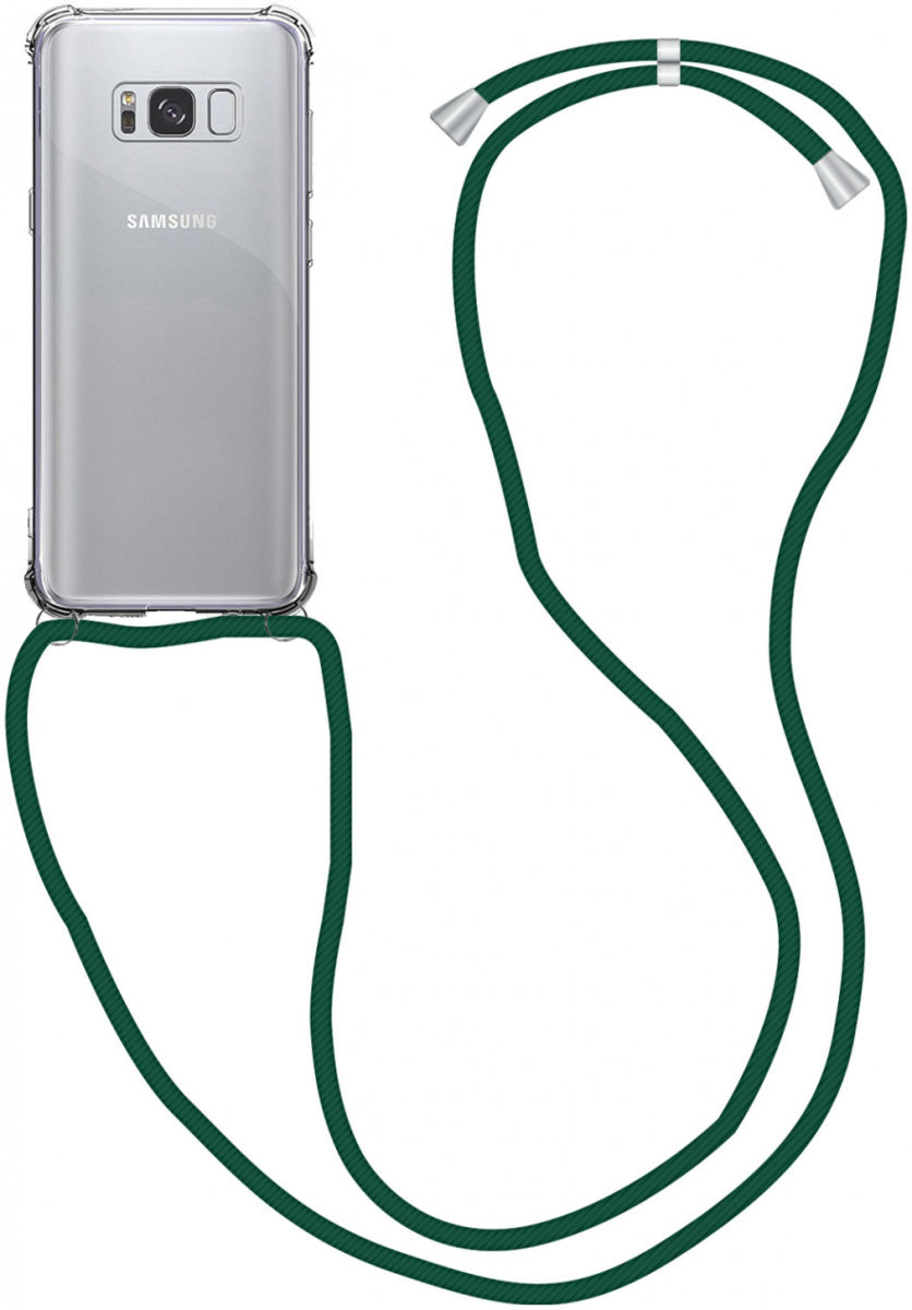 fluctueren Banyan bedenken Samsung Galaxy S9 Hoesje Back Cover met Koord Donker Groen | GSMpunt.nl