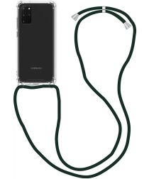 Samsung Galaxy S20 Hoesje Back Cover met Koord Zwart