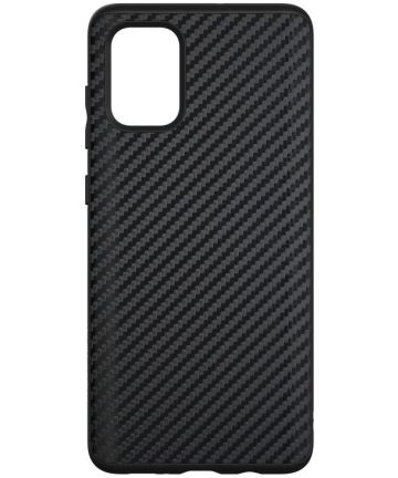 RhinoShield SolidSuit Samsung Galaxy A71 Hoesje Carbon Fiber 