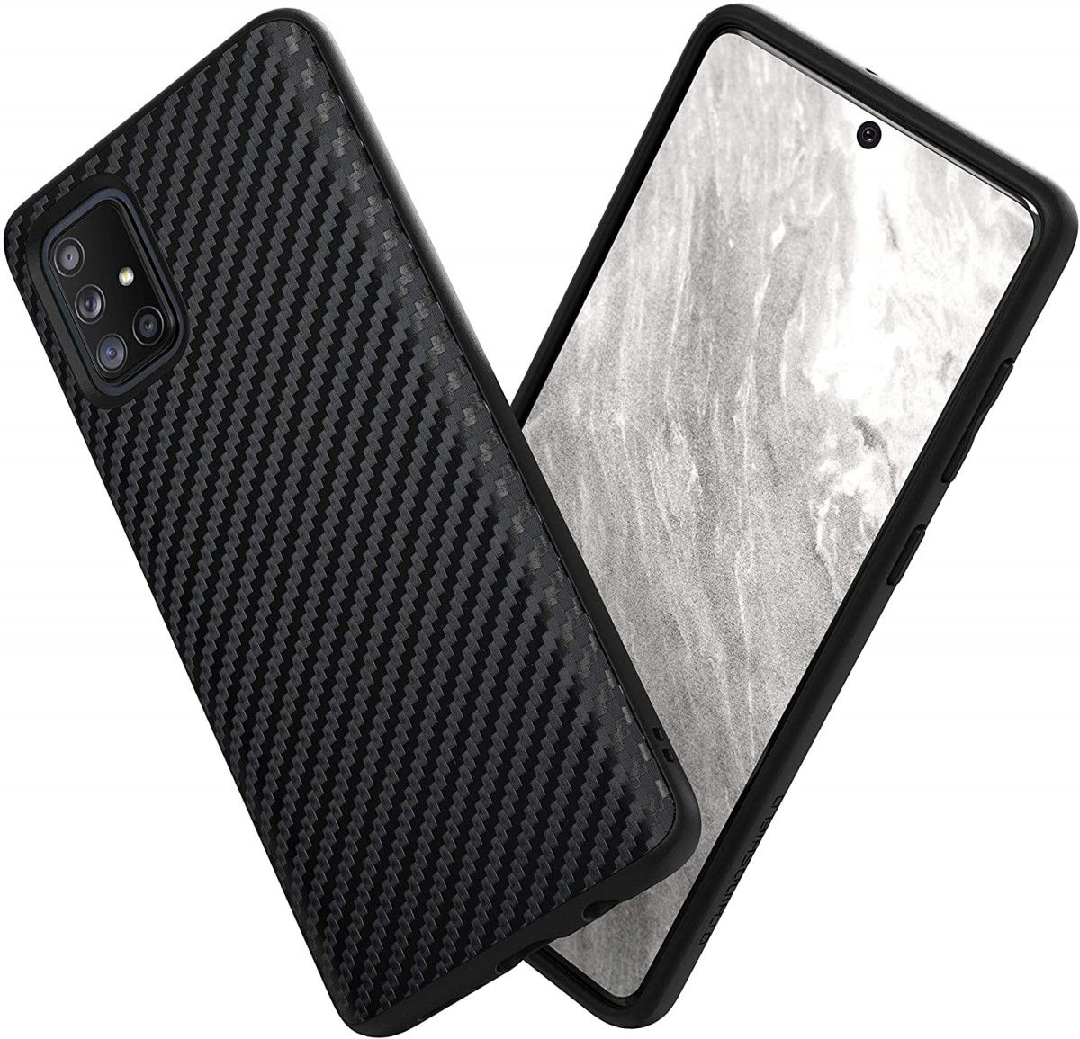 RhinoShield SolidSuit Samsung Galaxy A71 Hoesje Carbon Fiber afbeelding 1