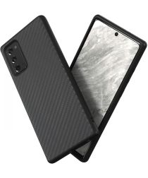 RhinoShield SolidSuit Samsung Galaxy Note 20 Hoesje Carbon Fiber