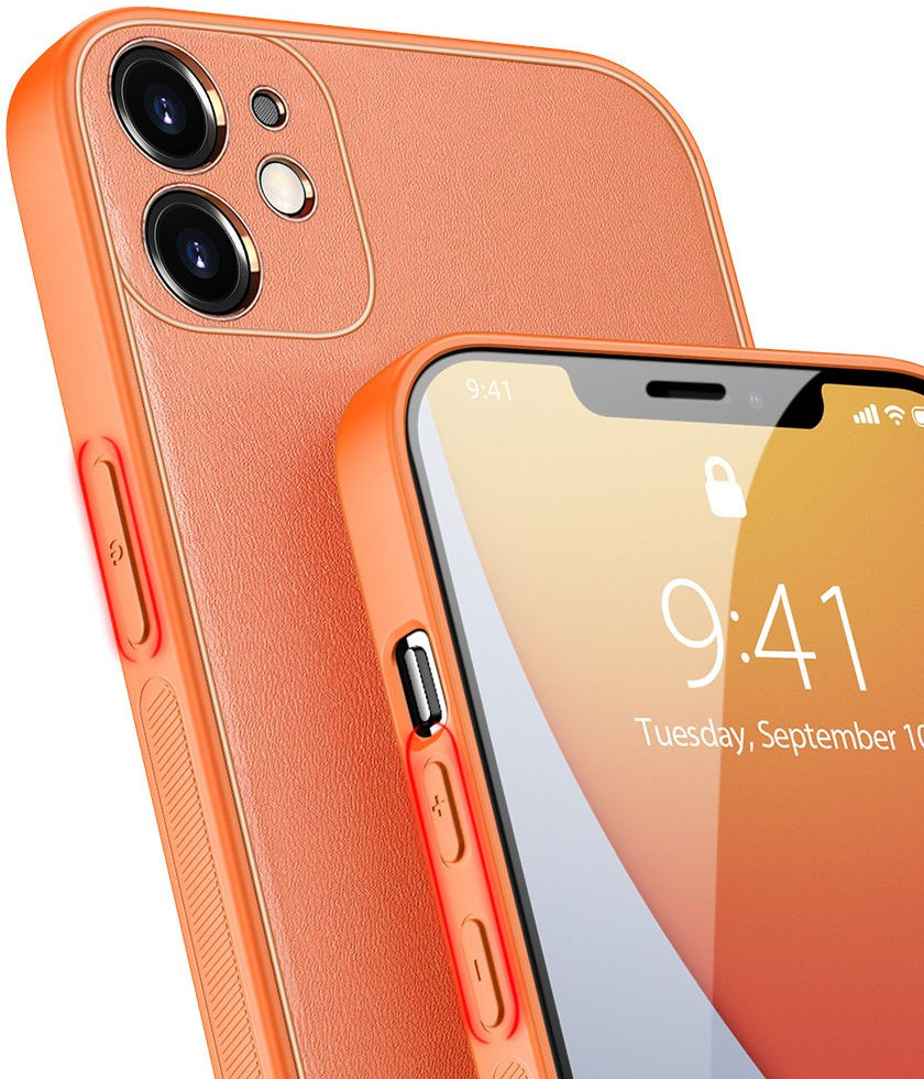 Dux Ducis Yolo Series Apple iPhone 12 Mini Hoesje Back Cover Oranje afbeelding 5