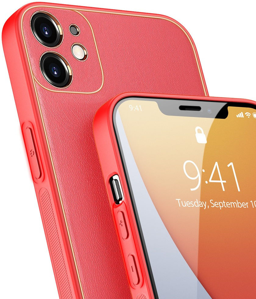 Dux Ducis Yolo Series Apple iPhone 12 Mini Hoesje Back Cover Rood afbeelding 5