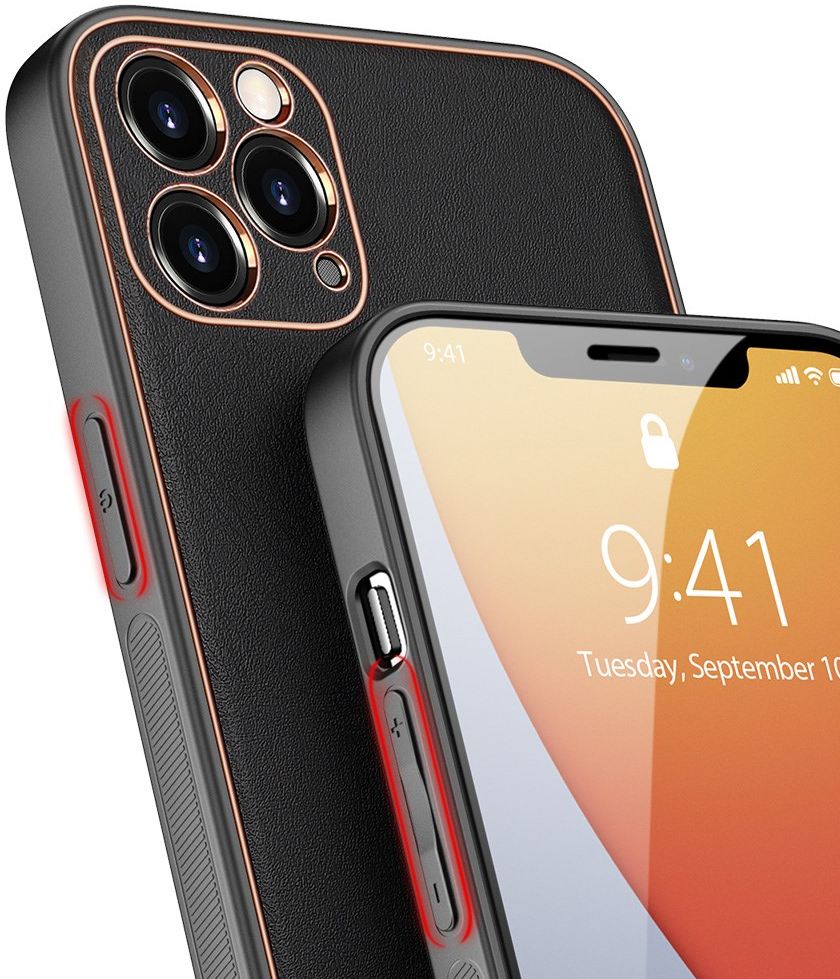 Dux Ducis Yolo Series Apple iPhone 12 Pro Hoesje Back Cover Zwart afbeelding 6
