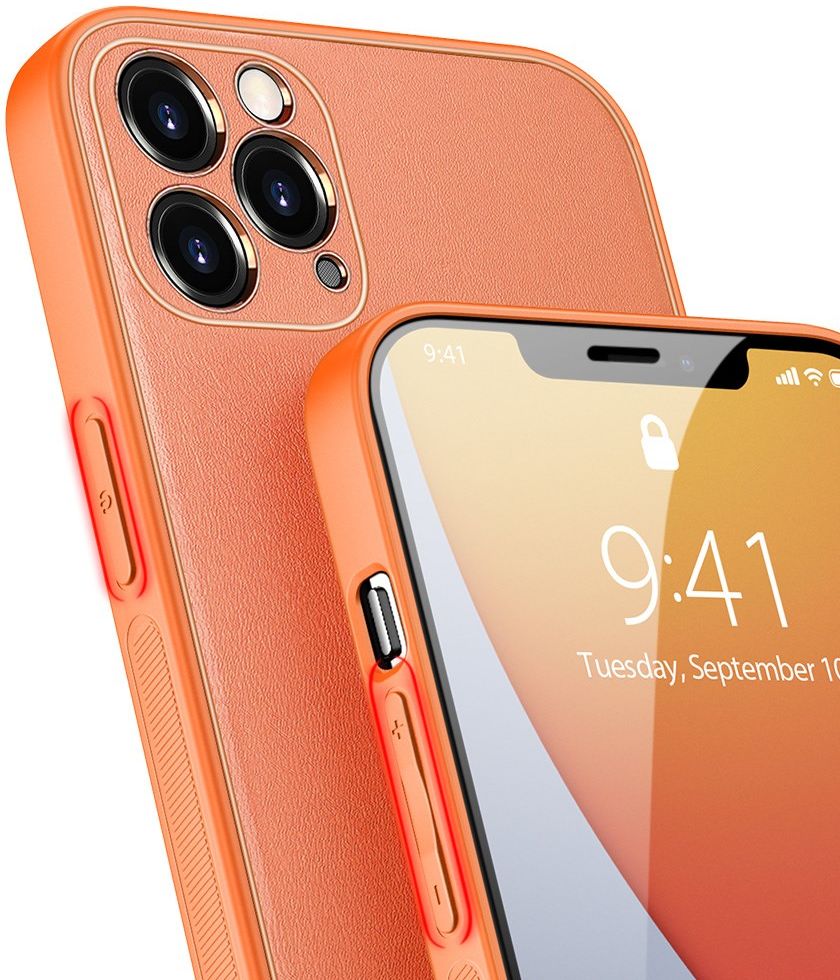 Dux Ducis Yolo Series Apple iPhone 12 Pro Hoesje Back Cover Oranje afbeelding 6