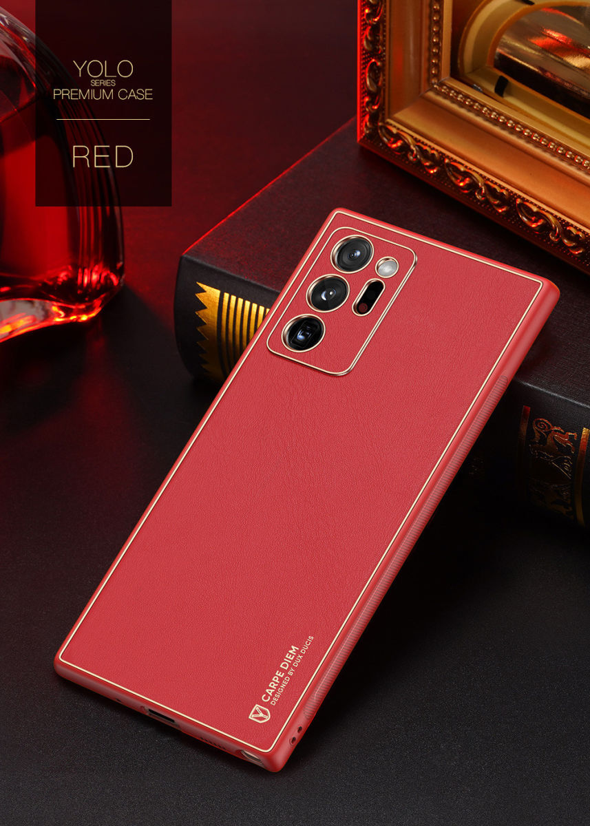 Dux Ducis Yolo Samsung Galaxy Note 20 Ultra Hoesje Back Cover Rood afbeelding 6