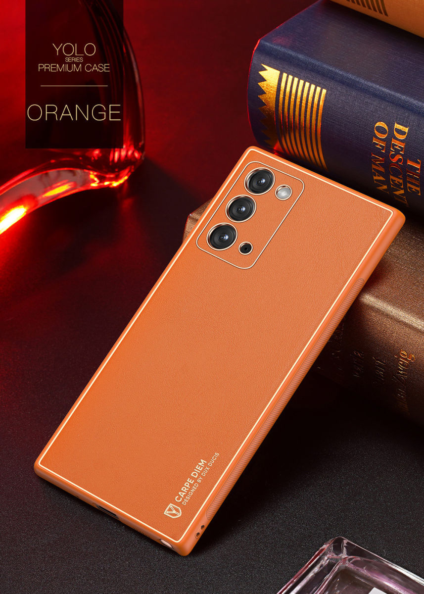 Dux Ducis Yolo Series Samsung Galaxy Note 20 Hoesje Back Cover Oranje afbeelding 3