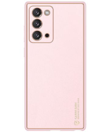 Dux Ducis Yolo Series Samsung Galaxy Note 20 Hoesje Backcover Roze Hoesjes