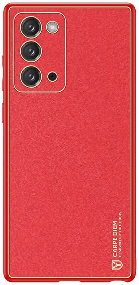 Dux Ducis Yolo Series Samsung Galaxy Note 20 Hoesje Backcover Rood afbeelding 1