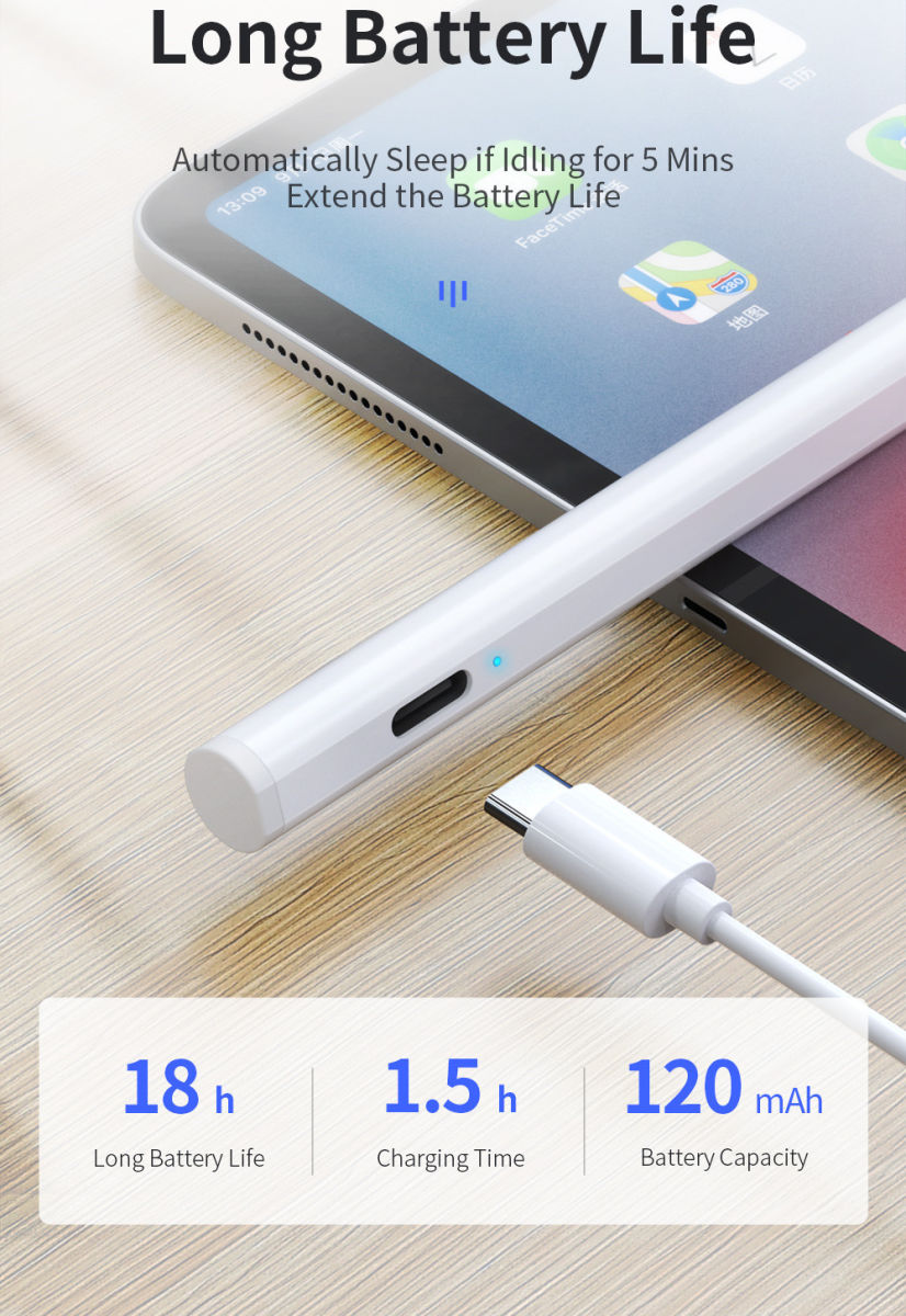 Dux Ducis iPad Stylus Pen Classic Wit afbeelding 12