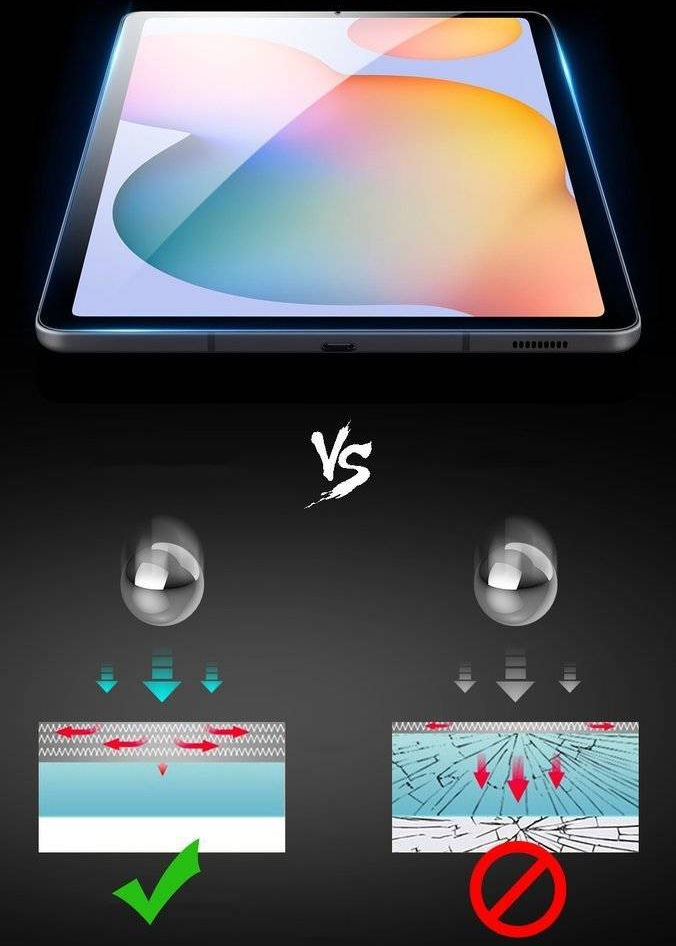 Dux Ducis Samsung Galaxy Tab S6 Lite Tempered Glass Screen Protector afbeelding 8