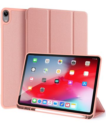 Dux Ducis Domo iPad Pro 11 2018 / Air (2020/2022) Tri-fold Hoes Roze Hoesjes