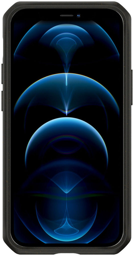ITSKINS Feronia Bio iPhone 12 Pro Max Hoesje Duurzaam Materiaal Zwart afbeelding 4