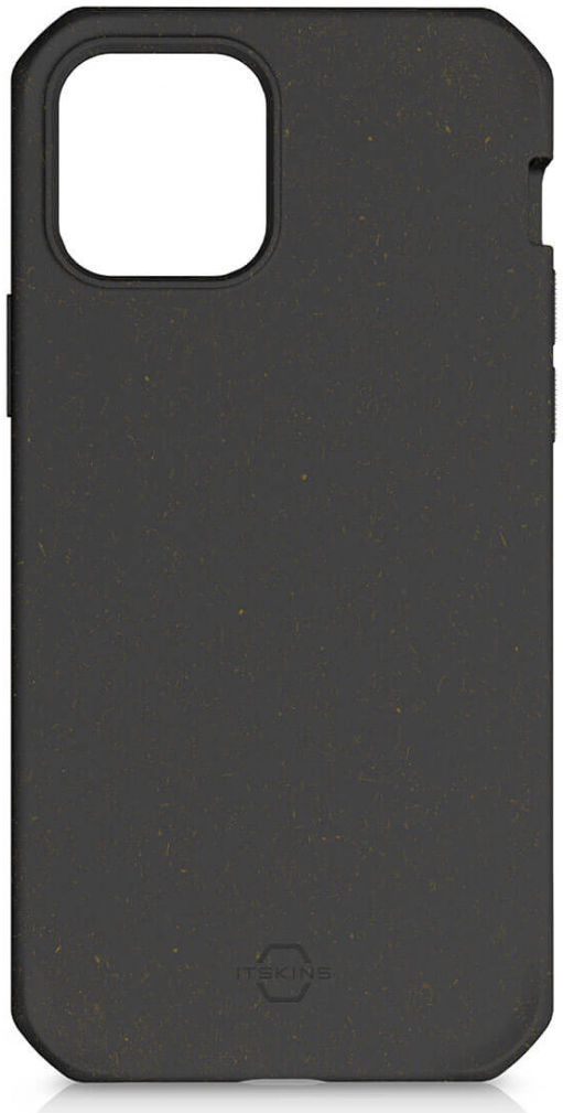 ITSKINS Feronia Bio iPhone 12 Pro Max Hoesje Duurzaam Materiaal Zwart afbeelding 5