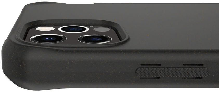 ITSKINS Feronia Bio iPhone 12 Pro Max Hoesje Duurzaam Materiaal Zwart afbeelding 7