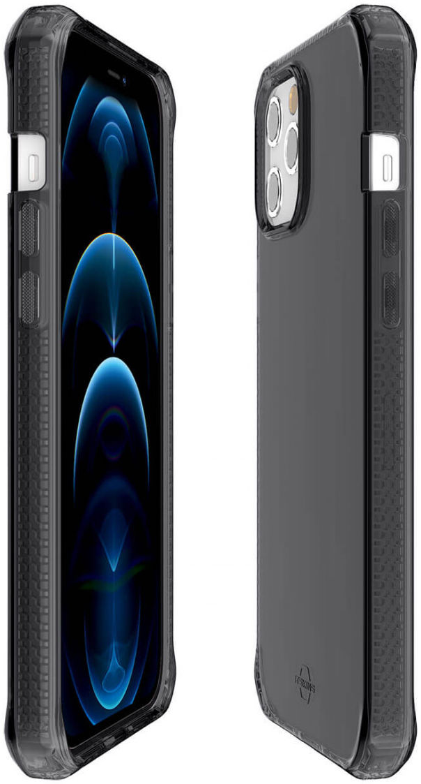 ITSKINS Spectrum Clear Apple iPhone 12 / 12 Pro Hoesje Zwart afbeelding 6