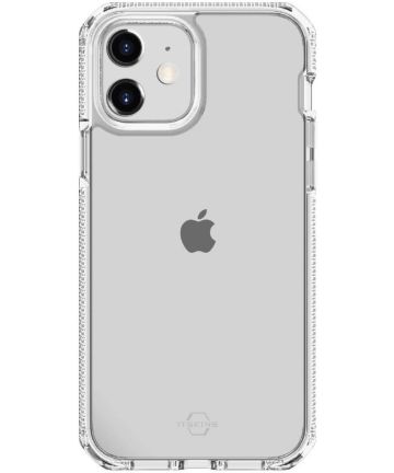 ITSKINS Supreme Clear Apple iPhone 12 Mini Hoesje Transparant/Wit Hoesjes