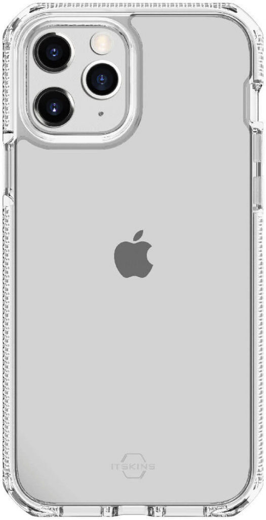 ITSKINS Supreme Clear iPhone 12 / 12 Pro Hoesje Transparant/Wit afbeelding 1