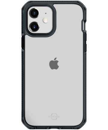 ITSKINS Supreme Clear Apple iPhone 12 Mini Hoesje Transparant/Zwart Hoesjes