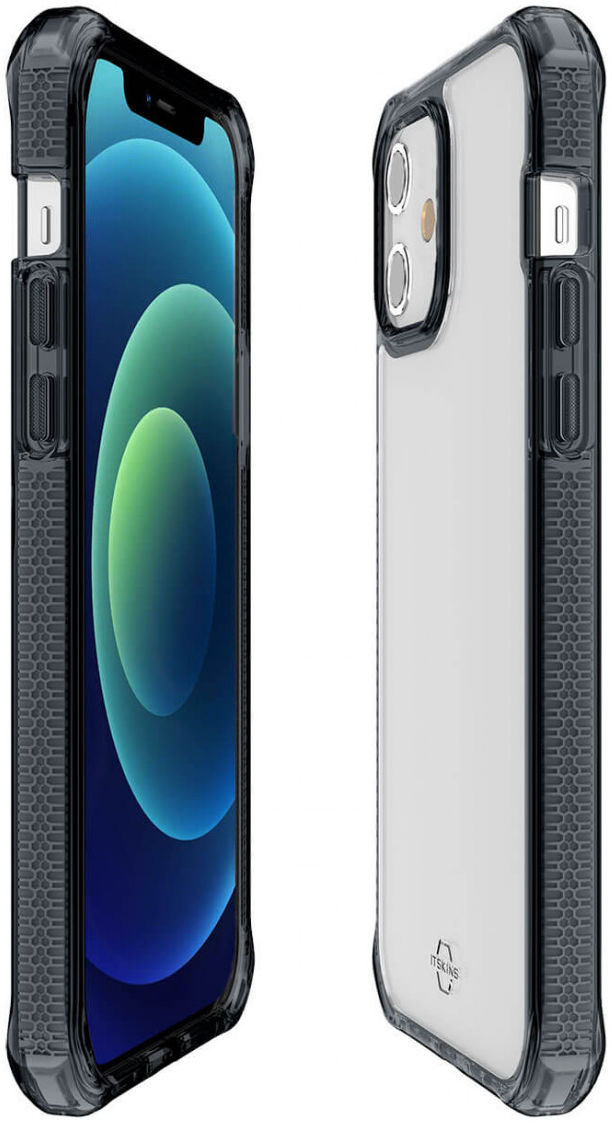 ITSKINS Supreme Clear Apple iPhone 12 Mini Hoesje Transparant/Zwart afbeelding 6