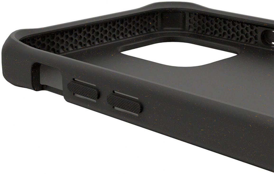 ITSKINS Feronia Bio iPhone 12 Mini Hoesje Duurzaam Materiaal Zwart afbeelding 2