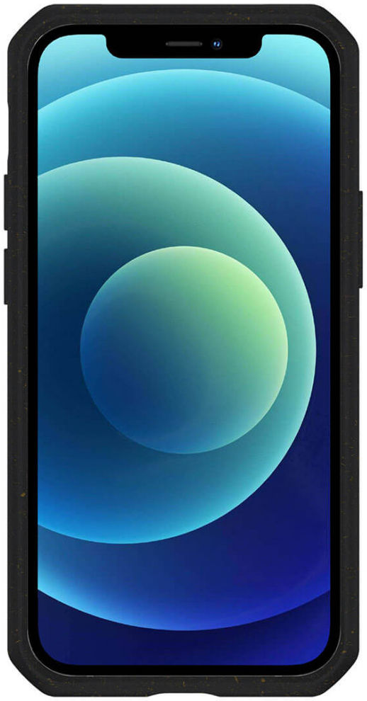 ITSKINS Feronia Bio iPhone 12 Mini Hoesje Duurzaam Materiaal Zwart afbeelding 4