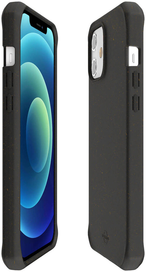 ITSKINS Feronia Bio iPhone 12 Mini Hoesje Duurzaam Materiaal Zwart afbeelding 7