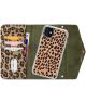 Mobilize Velvet Clutch Apple iPhone 12 Mini Hoesje Green Leopard