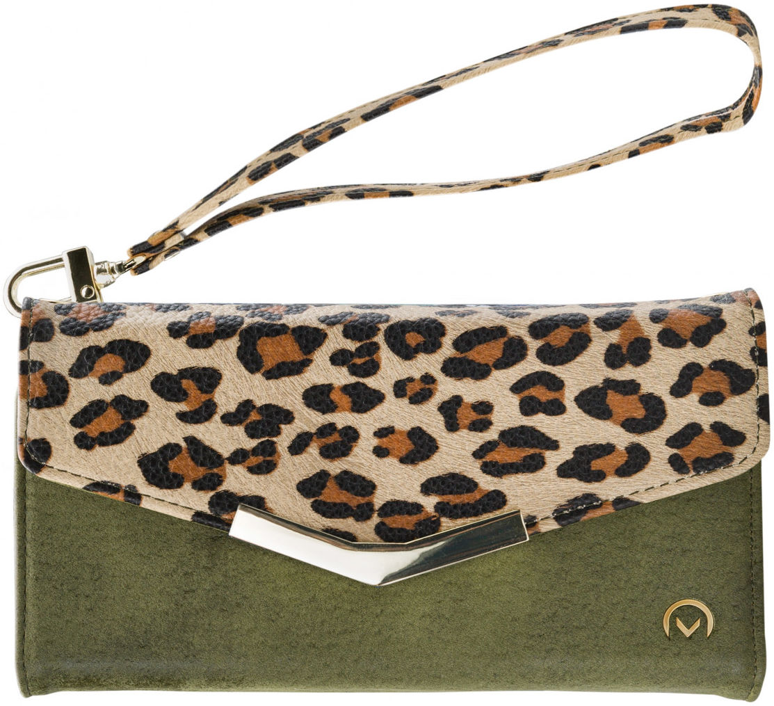 Mobilize Velvet Clutch Apple iPhone 12 / 12 Pro Hoesje Leopard afbeelding 2