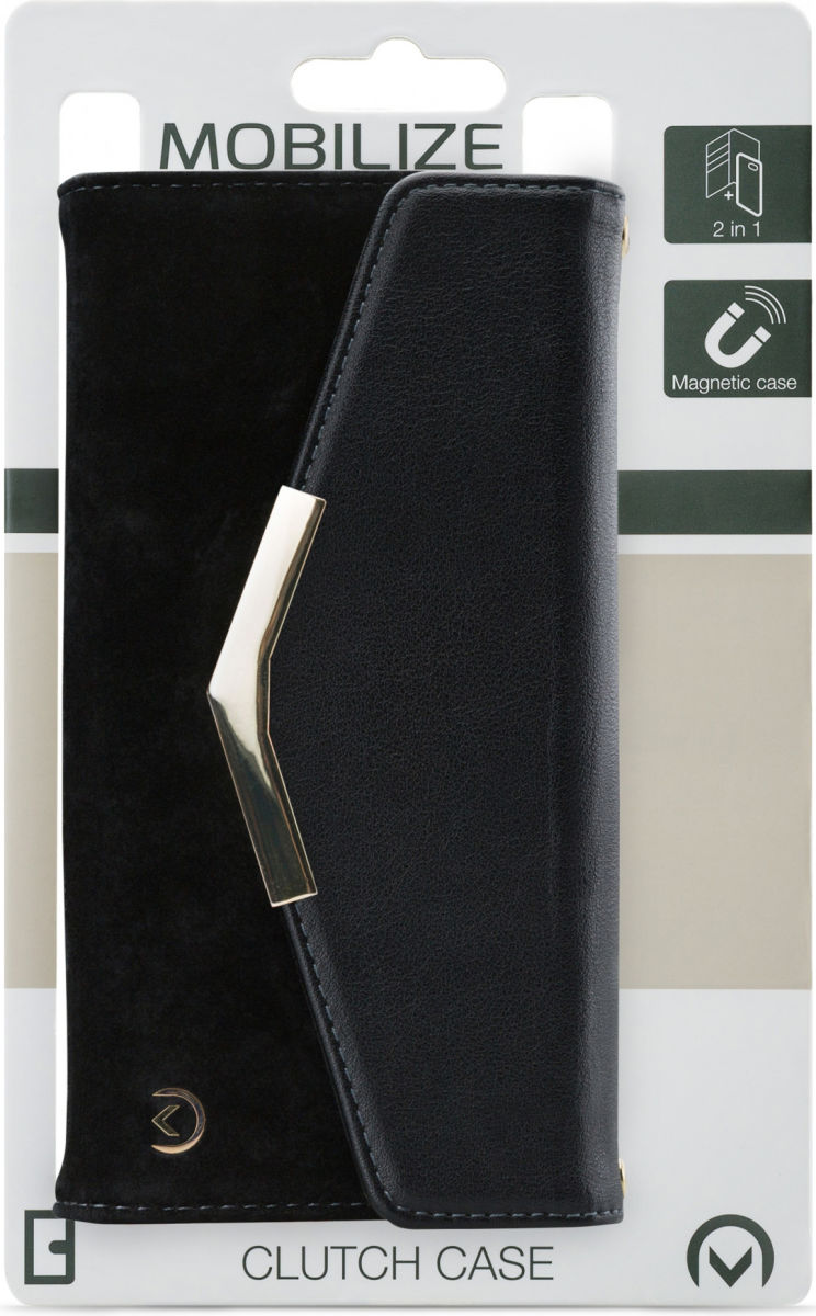 Mobilize Velvet Clutch Apple iPhone 12 Pro Max Hoesje Deep Black afbeelding 7