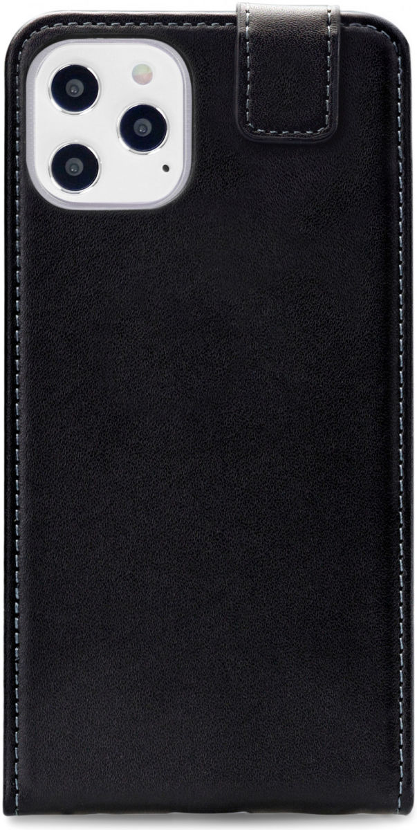 Mobilize Classic Gelly Flip Case Apple iPhone 12 Pro Max Zwart GSMpunt.nl