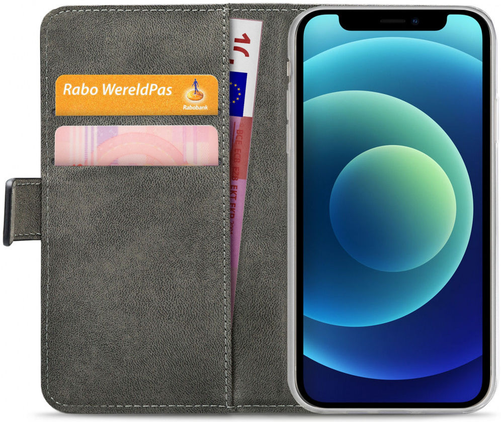Mobilize Classic Gelly Wallet Apple iPhone 12 Mini Hoesje Zwart afbeelding 1