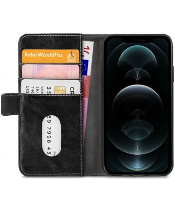 Mobilize Elite Gelly Wallet Book Apple iPhone 12 Pro Max Hoesje Zwart Hoesjes