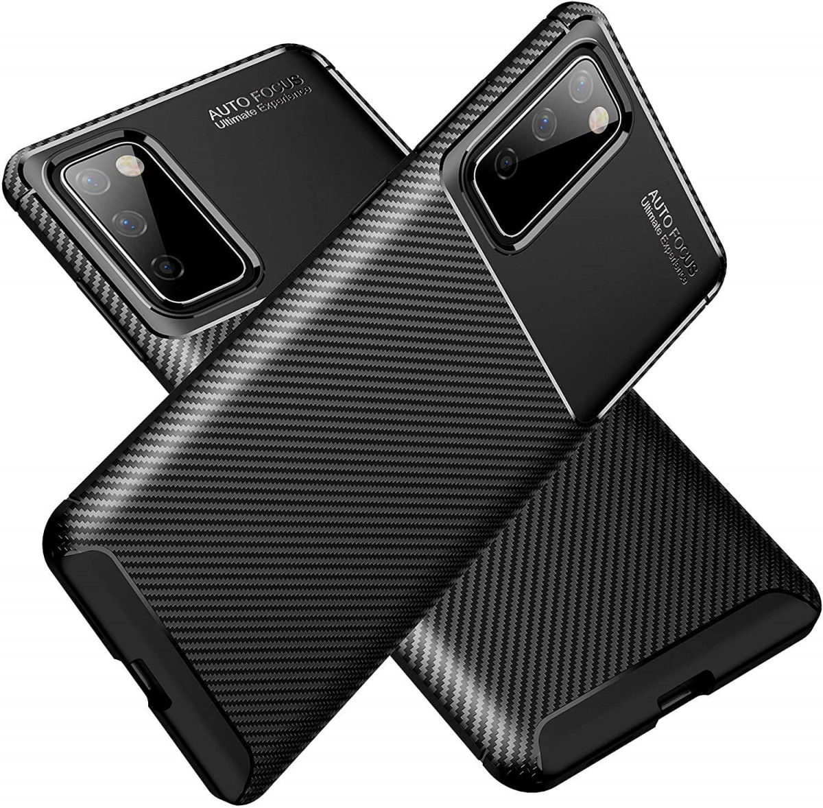 Samsung Galaxy S20 FE Hoesje Siliconen Carbon TPU Back Cover GSMpunt.nl