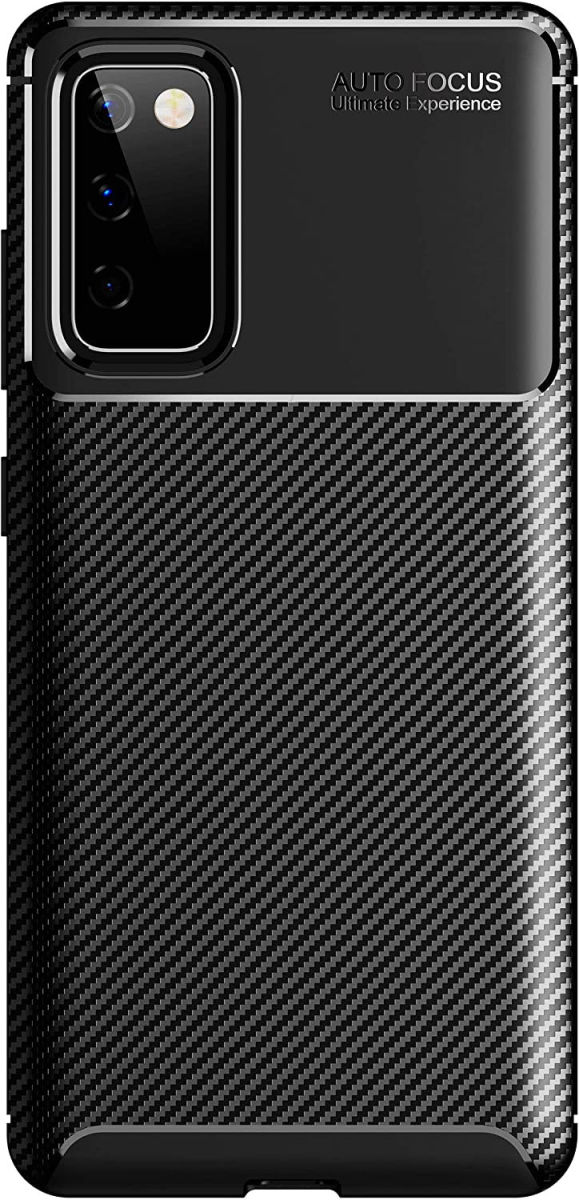 Samsung Galaxy S20 FE Hoesje Siliconen Carbon TPU Back Cover GSMpunt.nl