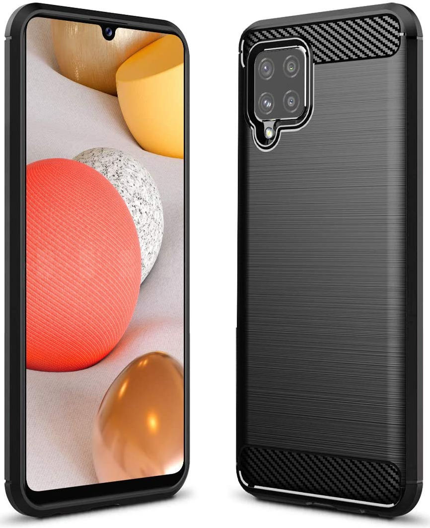 Samsung Galaxy A42 Hoesje Geborsteld TPU Flexibele Back Cover Zwart afbeelding 15