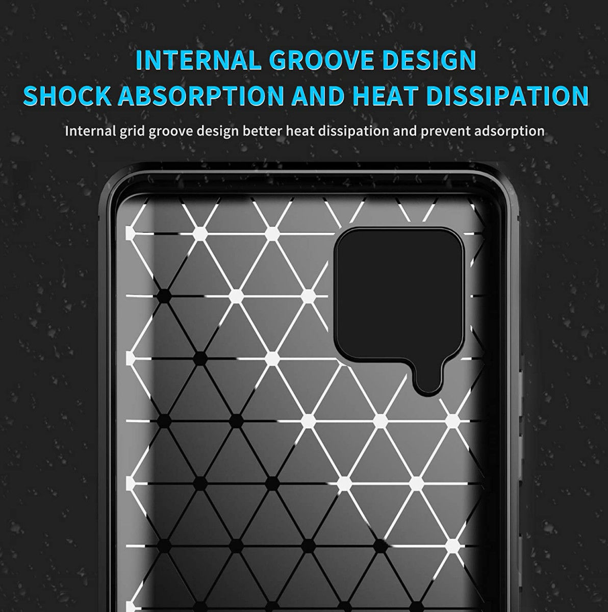 Samsung Galaxy A42 Hoesje Geborsteld TPU Flexibele Back Cover Zwart afbeelding 12