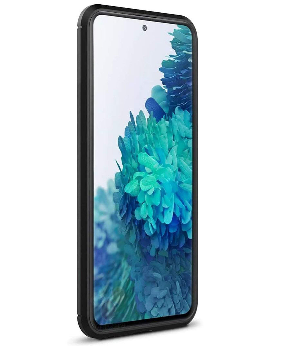 Samsung Galaxy S20 FE Hoesje Geborsteld TPU Back Cover Zwart afbeelding 6