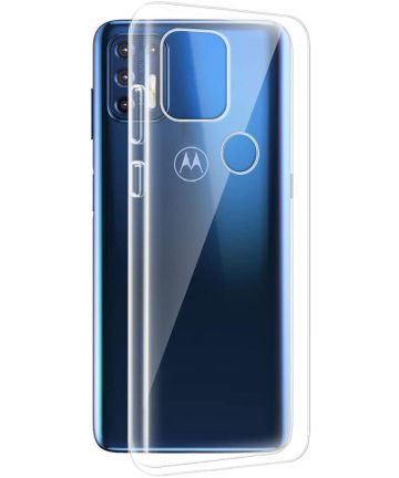 Motorola Moto G9 Plus Hoesje Flexibel en Dun TPU Transparant Hoesjes