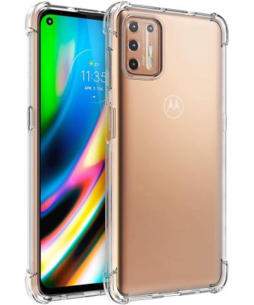 Motorola Moto G9 Plus Schokbestendig en Dun TPU Transparant Hoesjes