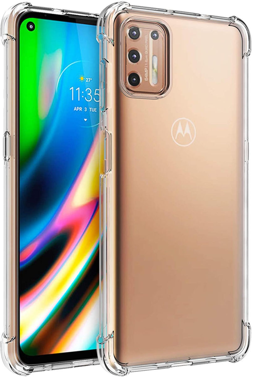 Motorola Moto G9 Plus Schokbestendig en Dun TPU Transparant afbeelding 1
