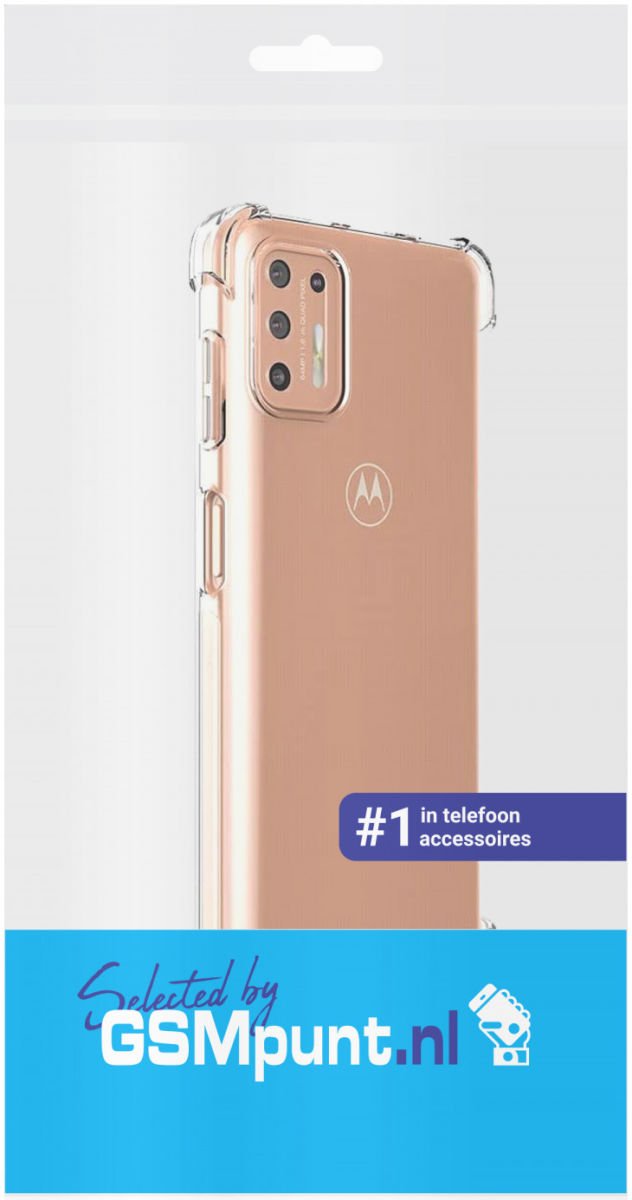 Motorola Moto G9 Plus Schokbestendig en Dun TPU Transparant afbeelding 4