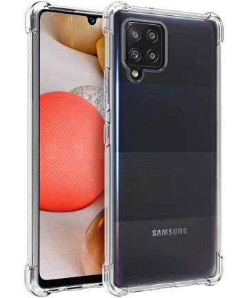 Samsung Galaxy A42 Hoesje Schokbestendig Dun TPU Transparant Hoesjes