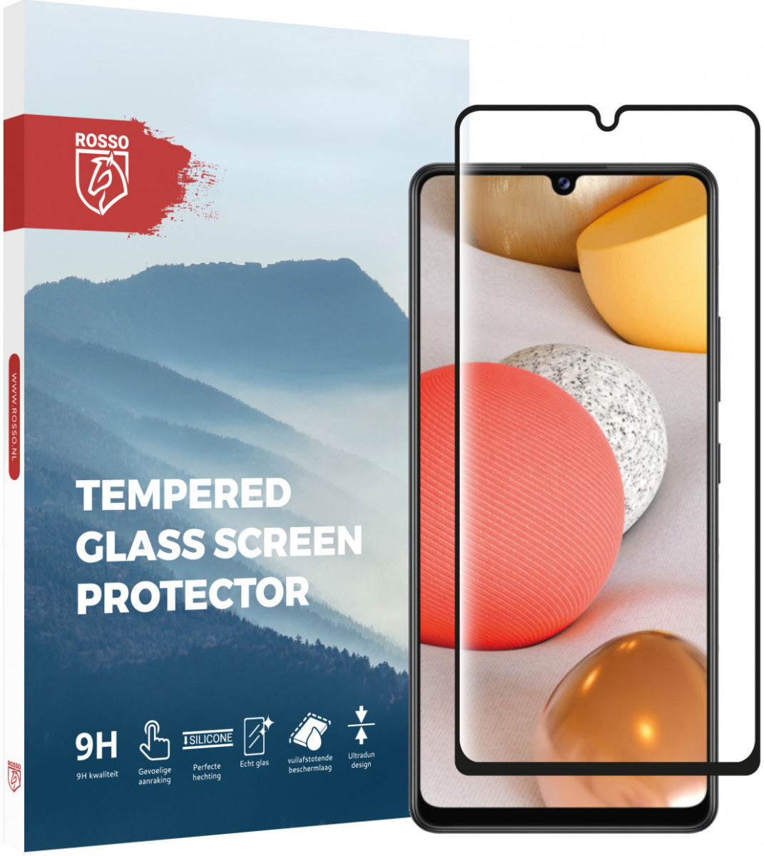 Rosso Samsung Galaxy A42 9H Tempered Glass Screen Protector afbeelding 1